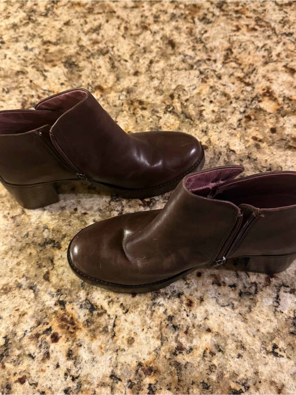 Dansko Women's Dark Brown Leather Ankle Booties